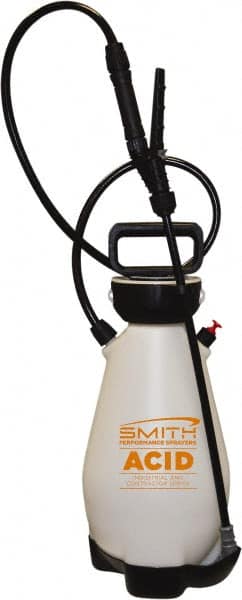 Smith Performance Sprayers - 2 Gal Chemical Safe Garden Hand Sprayer - Polyethylene Tank, Funnel Mouth, Reinforced Hose - Benchmark Tooling