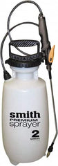 Smith Performance Sprayers - 2 Gal Chemical Safe Garden Hand Sprayer - Use with Cleaners/Degreasers, Polyethylene Tank, Funnel Mouth, Reinforced Hose - Benchmark Tooling