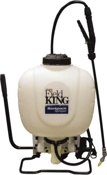 Smith Performance Sprayers - 4 Gal Chemical Safe Garden Backpack Sprayer - Polyethylene Tank, Wide Mouth, Reinforced Hose - Benchmark Tooling