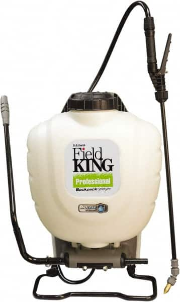 Smith Performance Sprayers - 4 Gal Chemical Safe Garden Backpack Sprayer - Polyethylene Tank, Wide Mouth, Reinforced Hose - Benchmark Tooling