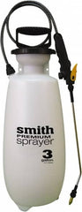 Smith Performance Sprayers - 3 Gal Chemical Safe Garden Hand Sprayer - Use with Cleaners/Degreasers, Polyethylene Tank, Funnel Mouth, Reinforced Hose - Benchmark Tooling