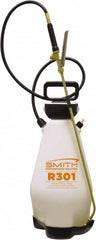 Smith Performance Sprayers - 3 Gal Chemical Safe Garden Hand Sprayer - Polyethylene Tank, Funnel Mouth, Reinforced Hose - Benchmark Tooling