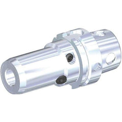 Kennametal - KM4X100 100mm Shank Diam Modular Connection, 3/8" Hole Diam, Hydraulic Tool Holder/Chuck - 29.7mm Nose Diam, 3-1/2" Projection, 31mm Clamp Depth, Through Coolant - Exact Industrial Supply