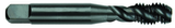 10-24 Dia. - GH3 - 3 FL - Premium HSS - Black Oxide Semi Bottoming Spiral FL Tap - Benchmark Tooling