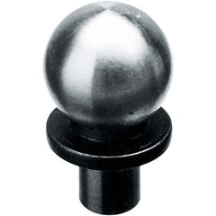 TE-CO - 10mm Ball Diam, 5mm Shank Diam, Alloy Steel Inspection Tooling Ball - Benchmark Tooling