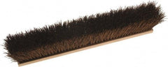 O-Cedar - 24" Rough Surface Palmyra Push Broom - 4" Bristle Length, Wood Block, Threaded Handle Connection, Handle Sold Separately - Benchmark Tooling