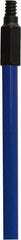 O-Cedar - 60 x 1" Fiberglass Squeegee Handle - Threaded Connection, Blue - Benchmark Tooling