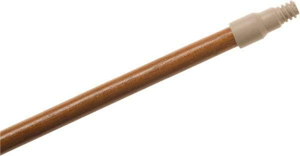 O-Cedar - 60 x 1" Wood Squeegee Handle - Threaded Connection, Tan - Benchmark Tooling