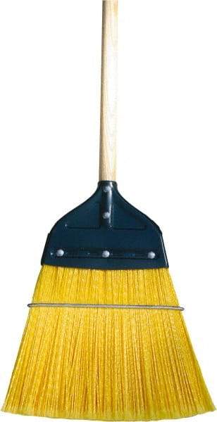 O-Cedar - 54" OAL Polypropylene Bristle Straight Cut Broom - 48" Long Wood Handle, 4-1/2" Bristle Length, 10-1/4" Wide, Water Resistance - Benchmark Tooling