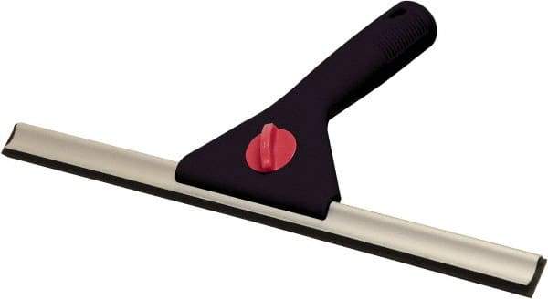 O-Cedar - 12" Polypropylene Blade Window Squeegee - Threaded End, Plastic Holder - Benchmark Tooling