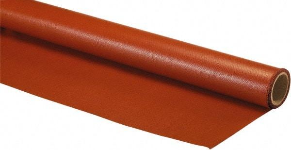 Auburn Mfr - 5' Wide x 0.016" Thick Fiberglass Welding Cloth Roll - Red - Benchmark Tooling