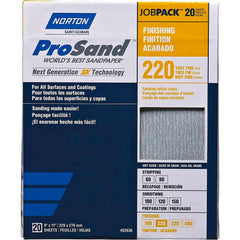 Norton - Sanding Sheets Abrasive Material: Aluminum Oxide Grade: Very Fine - Benchmark Tooling