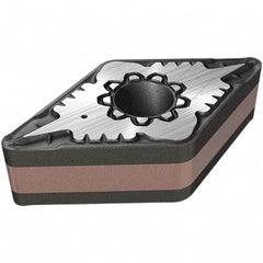 Iscar - DNMG441 F3M Grade IC807 Carbide Turning Insert - TiAlN/TiN Finish, 55° Diamond, 12.7mm Inscr Circle, 6.35mm Thick, 0.4mm Corner Radius - Benchmark Tooling