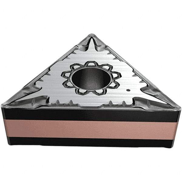 Iscar - TNMG432 F3M Grade IC6025 Carbide Turning Insert - TiCN/Al2O3/TiN Finish, 60° Triangle, 12.7mm Inscr Circle, 4.76mm Thick, 0.8mm Corner Radius - Benchmark Tooling