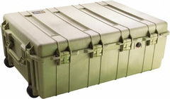 Pelican Products, Inc. - 27-1/8" Wide x 14-3/8" High, Shipping/Travel Case - Olive, Polypropylene - Benchmark Tooling