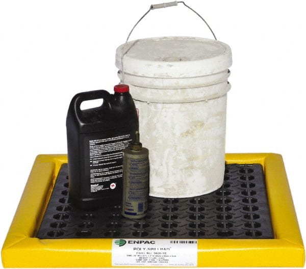 Enpac - Spill Pallets, Platforms, Sumps & Basins Type: Spill Deck or Pallet Number of Drums: 4 - Benchmark Tooling