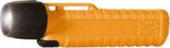 Underwater Kinetics - White Xenon Bulb, 38 Lumens, Industrial/Tactical Flashlight - Orange Plastic Body, 4 AA Alkaline Batteries Included - Benchmark Tooling