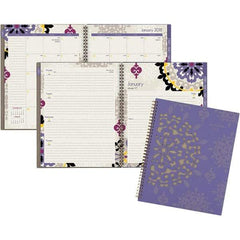 AT-A-GLANCE - 128 Sheet, 8-1/2 x 11", Weekly/Monthly Appointment Book - Purple - Benchmark Tooling