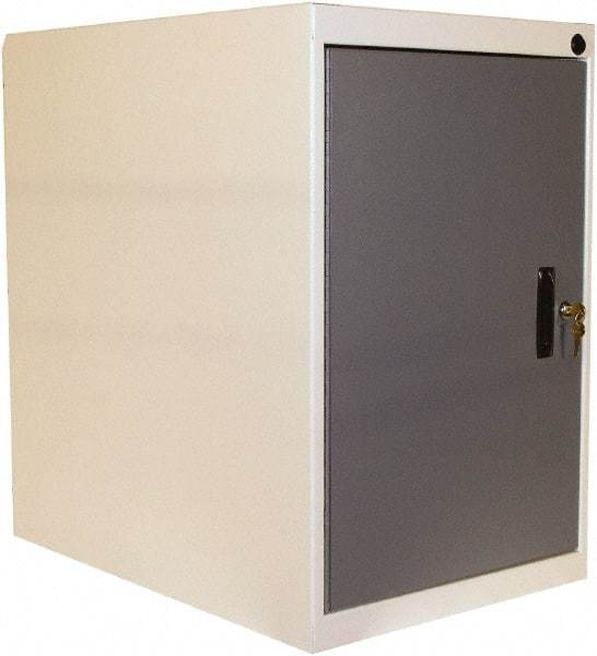 Proline - Modular Storage Cabinet - 16 Gauge Steel, 18" Wide x 26" Deep x 27-1/2" High, Blue/White - Benchmark Tooling