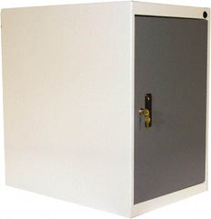 Proline - Modular Storage Cabinet - 16 Gauge Steel, 18" Wide x 26" Deep x 27-1/2" High, Blue/White - Benchmark Tooling