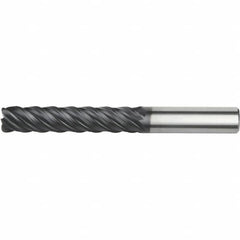Kennametal - 20mm, 5 Flute, Single End, Solid Carbide, 6mm Corner Radius End Mill - 125mm OAL, Right Hand Flute, 60mm LOC, Right Hand Cut - Benchmark Tooling