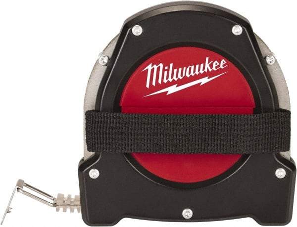 Milwaukee Tool - 100' x 3/8" Tape Measure - 1/8" Graduation - Benchmark Tooling