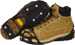 Duenorth - Size 13.5-15, (Women's Size 13.5-17.5) Strap-On Cleat - Tungsten Carbide Spike Traction, Black - Benchmark Tooling