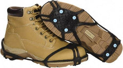 Duenorth - Size S, (Women's Size S) Strap-On Cleat - Tungsten Carbide Spike Traction, Black - Benchmark Tooling