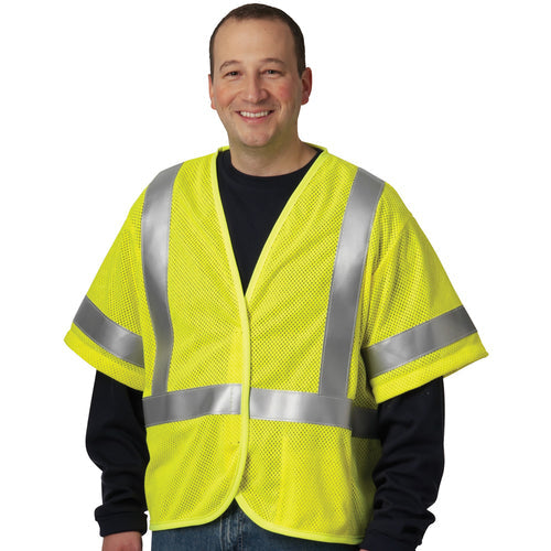 ‎305-3100-L Flame Resistant Vest - Exact Industrial Supply