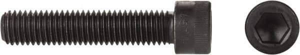 Made in USA - 5/8-11 UNC Hex Socket Drive, Socket Cap Screw - Alloy Steel, Black Oxide Finish, Fully Threaded, 3" Length Under Head - Benchmark Tooling