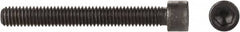 Made in USA - 3/8-24 UNF Hex Socket Drive, Socket Cap Screw - Alloy Steel, Black Oxide Finish, Fully Threaded, 2-1/2" Length Under Head - Benchmark Tooling