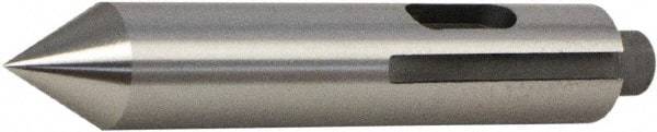 Bison - 14mm Nose Diam, 1.65 to3.94" Turning Diam, Standard Point Face Driver Center - Benchmark Tooling