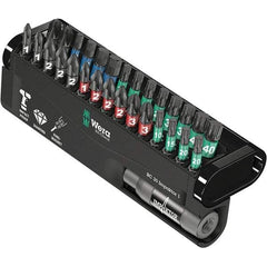 Wera - Power & Impact Screwdriver Bit Sets Point Type: Hex; Phillips; Torx Tool Type: Hex; Phillips; Torx - Benchmark Tooling