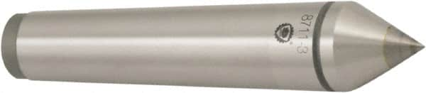 Bison - 1.76" Head Diam, Standard Point Solid Dead Center - 5MT Morse Taper, 18mm Point Diam - Benchmark Tooling