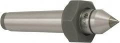 Bison - 1.24" Head Diam, Standard Point Solid Dead Center - 4MT Morse Taper, 14mm Point Diam - Benchmark Tooling