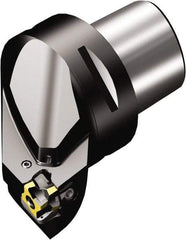 Sandvik Coromant - Right Hand Cut, Size C5, 3-80-101108 Insert Compatiblity, Internal Modular Turning & Profiling Cutting Unit Head - 35mm Ctr to Cutting Edge, 60mm Head Length, Through Coolant, Series CoroTurn 300 - Benchmark Tooling