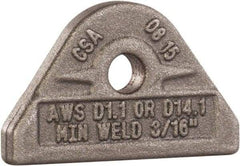 Mag-Mate - 3/8" ID, 1,000 Lb Capacity Pad Eye - Carbon Steel - Benchmark Tooling