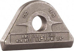Mag-Mate - 43/64" ID, 4,000 Lb Capacity Pad Eye - Carbon Steel - Benchmark Tooling