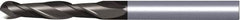 Kennametal - 12mm Diam, 45mm LOC, 2 Flute Solid Carbide Ball End Mill - TiAlN Finish, Single End, 100mm OAL, 12mm Shank Diam, Spiral Flute - Benchmark Tooling