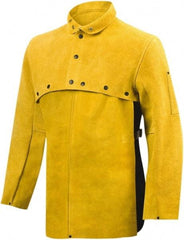 Steiner - Size L, 20" Long, Cape Sleeves & Bib - Leather, Bourbon - Benchmark Tooling