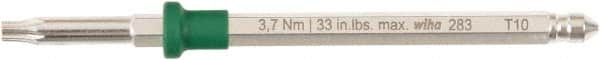 Wiha - 4mm Drive T25 Torx Screwdriver Bit - 75mm OAL - Benchmark Tooling