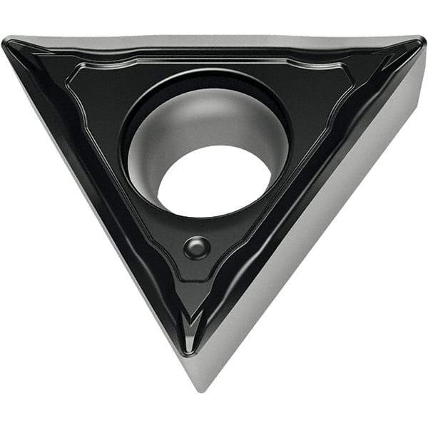 Walter - TCMT FM4 Grade WSM10S Turning Insert - TiAlN+Al2O3+(Al) Finish, 60° Triangle, 9.53mm Inscr Circle, 3.97mm Thick, 0.4mm Corner Radius - Benchmark Tooling