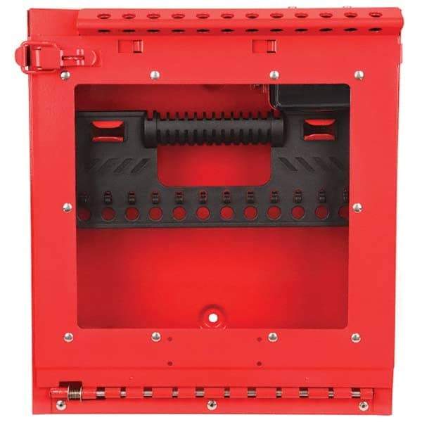 Master Lock - Group Lockout Boxes Portable or Wall Mount: Wall Mount Maximum Number of Padlocks: 12 - Benchmark Tooling