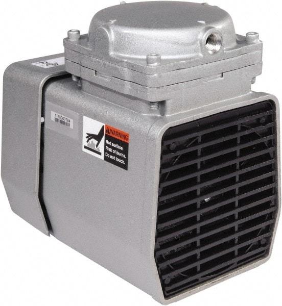 Gast - Diaphragm-Type Vacuum Pumps Horsepower: 1/8 Cubic Feet per Minute: 1.60 - Benchmark Tooling