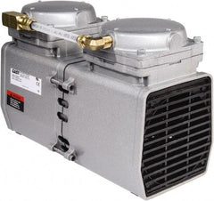 Gast - Diaphragm-Type Vacuum Pumps Horsepower: 1/2 Cubic Feet per Minute: 3.30 - Benchmark Tooling