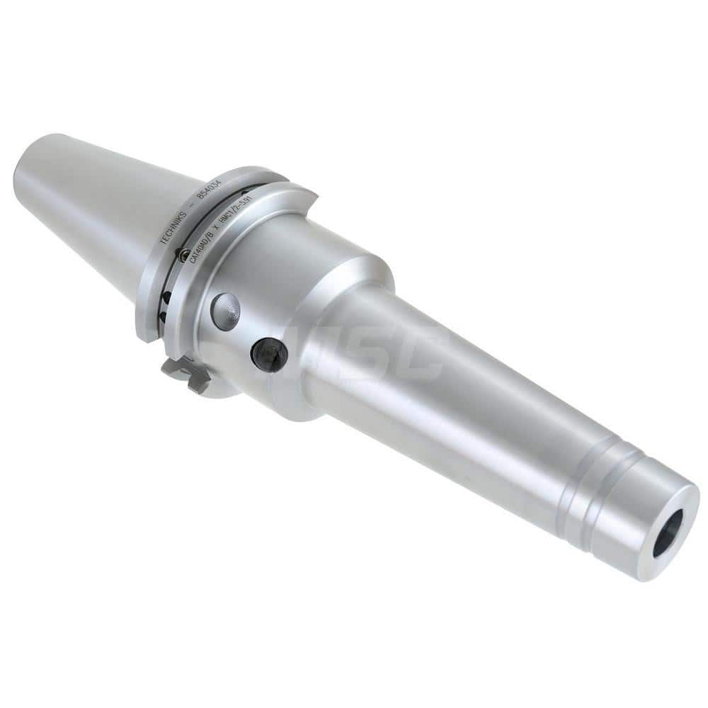 Hydraulic Tool Chuck: Taper Shank 26 mm Nose Dia, Through Coolant