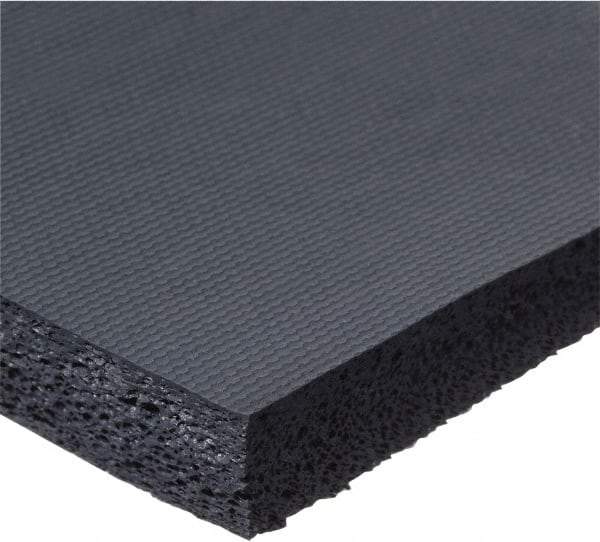 Value Collection - 1/16" Thick x 36" Wide x 10' Long Blue Closed Cell Silicone Foam Rubber Roll - Stock Length, Plain Back, -100°F to 500°F - Benchmark Tooling