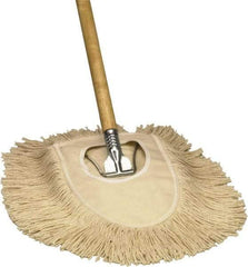 O-Cedar - 54" Long x 8-1/2" Wide Metal & Wood Dust Mop Frame & Handle - Beige, Gray & Tan, Slip-On - Benchmark Tooling