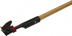 O-Cedar - 60" Standard Wood Snap-On Mop Handle - 1" Handle Diam, Use with Dust Mops - Benchmark Tooling