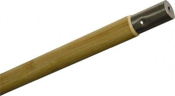 O-Cedar - 60" Standard Wood Female Thread Mop Handle - 1" Handle Diam, 1 to 5" Wet Mop Head Band, Use with Wet Mops - Benchmark Tooling